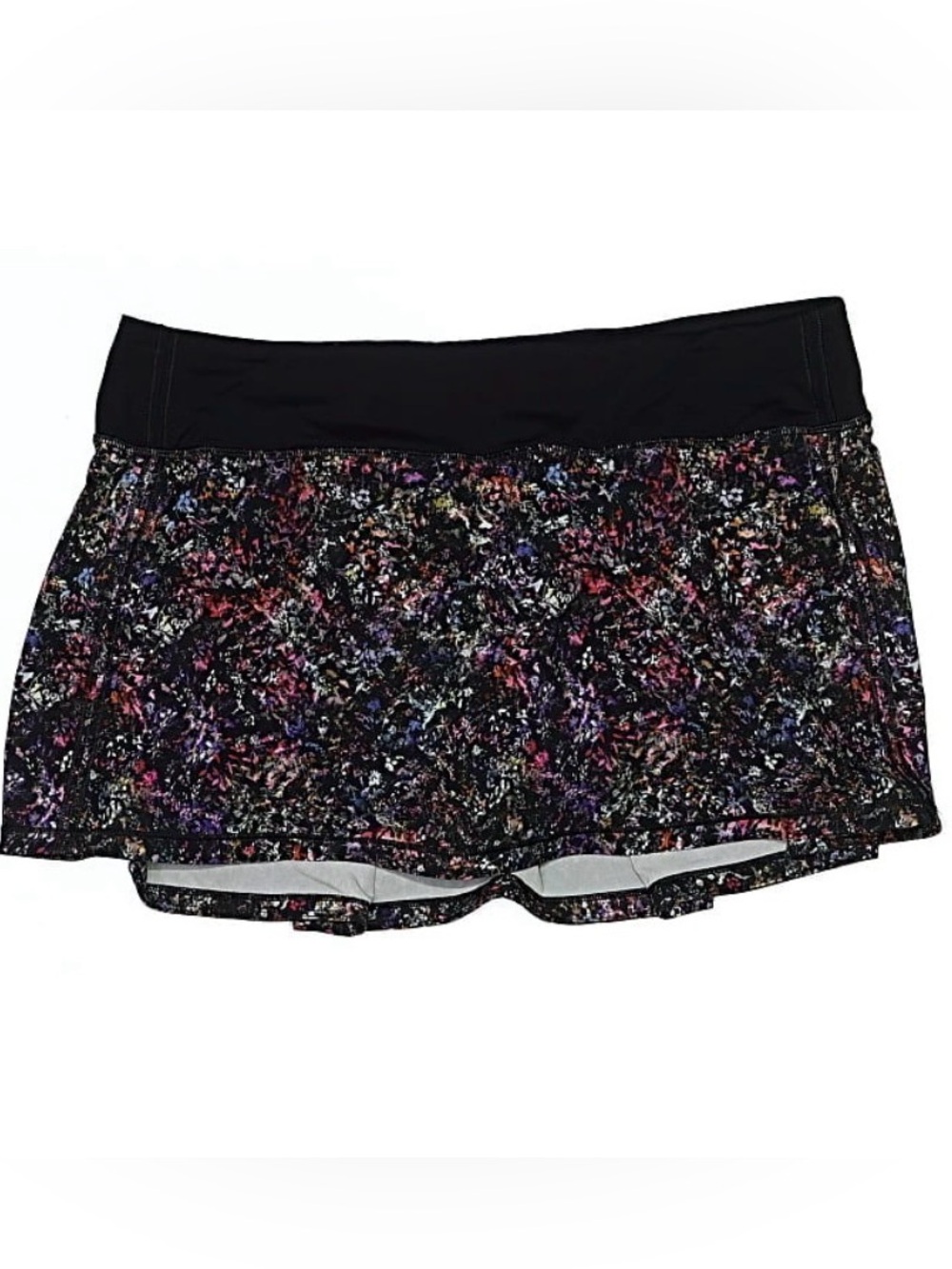 Lululemon Pace Rival Skirt Size 10 Floral Spray Multi Tennis Skirt